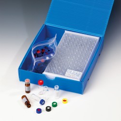 Smart Pack - Screw Vial 2ml Amber Label + Rubber / PTFE Cap