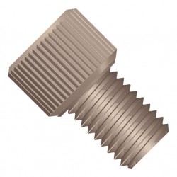 SuperFlangelessâ¢,  Fitting Nut, Short, 1/16" or 1/32" OD Tubing, 1/4"-28 Flat Bottom,  PEEKâ¢, Natural