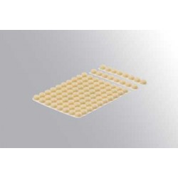 Micronic Pierceable TPE Capband-8 Natural in Capmat format