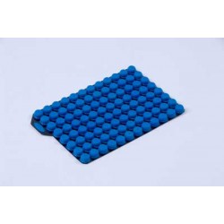 Micronic Pierceable TPE Capcluster Blue for capping 96 individual tubes