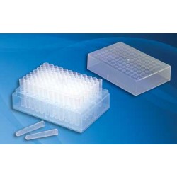 Corning Axygen: Tubes, Caps & Racks: Tube, Minitube 0.65ml SBS Racked Clear Sterile