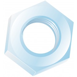 Lock Nut for Flangeless Nuts, for 1/8