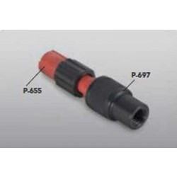 Flow & Pressure Control: Quick Stop Check Valve Assembly, Luer to 1/4