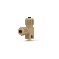 Adapters & Connectors: Union for 360µm OD Tubing, Micro Elbow, PEEKâ¢, 5/16