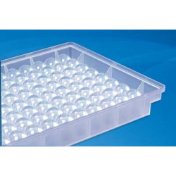 KX: Microplate, 96 Well, Polypropylene, 500 µL, Clear, Round Bottom, Nonsterile, Bulk