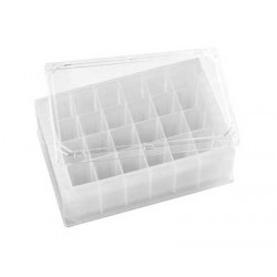 KX: Lid, for Microplates, Polystyrene, 2 Notches, Sterile, Bulk