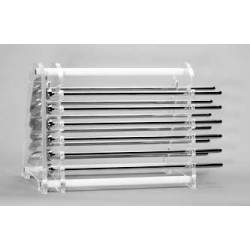 QLA Dissolution Storage Racks, Holders and Accessories: 12 Position Paddle/Basket Shaft Holder