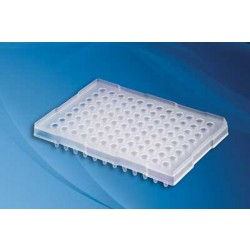 Corning Axygen: PCR Products: Plate, PCR 300ul w/v 96 Well Clear PCR Plate for ABI with Single Bar Code 