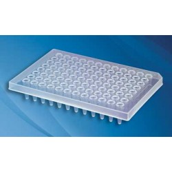 Corning Axygen: PCR Products: Plate, PCR 300ul w/v 96 well 1/2 Skirt for PE Black