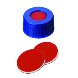 Discounted Vials and Caps: Short Thread Cap, Red, 9mm, Red