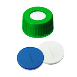 Vials, Caps and Closures: Short Thread Cap, Green, Centre