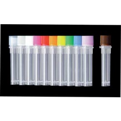 Corning Axygen: Tubes, Caps & Racks: Tube, 2.0ml Self Standing Screw Cap Tubes and Brown Caps with O-Rings