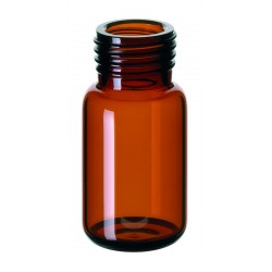 10ml Precision Thread Headspace-Vial, 46 x 22.5mm, amber glass, 1st hydrolytic class, rounded bottom (for MAGNETIC screw caps)