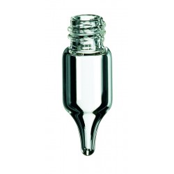 1.1ml Screw Neck Micro-Vial, 8-425 thread, 32 x 11.6mm, clear glass, 1st hydrolytic class, conical