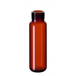 20ml Precision Thread Headspace-Vial, 75.5 x 22.5mm, amber glass, 1st hydrolytic class, rounded bottom (for MAGNETIC screw caps)