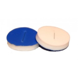 Septa 8mm, Silicone/Blue PTFE Pre-Slit