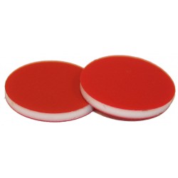 Discounted Vials and Caps: 11mm Septa, PTFE Red, Silicone