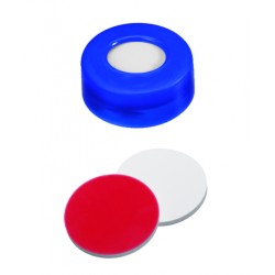 Discounted Vials and Caps: Snap Cap 11mm , Red PTFE /
