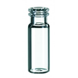 2ml Snap Ring Vial, 32 x 11.6mm, clear glass, 1st hydrolytic class, wide opening