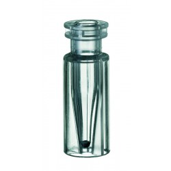 Snap Top Vial 11mm, TPX, 0.2ml (12x32mm) Fused Glass Insert