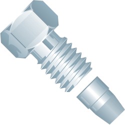 Upchurch: Male Nut - Rheodyne Type Short