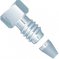 Upchurch: Nut SS 10-32 1/16