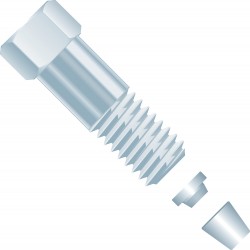 Upchurch: VHP UHPLC Fitting SS 10-32 1/16