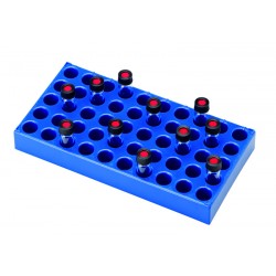 Discounted Vials and Caps: PP Vial Rack for 4ml vials, 50