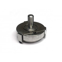QLA Dissolution Basket Shafts: Basket Adapter Hub for Old Style Erweka Hub Assembly, 316 SS, Serialized