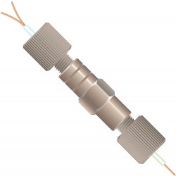 Adapters & Connectors: NanoTight Y-Connector, for 360um capillaries, 10-32 Coned, requires NanoTight tubing sleeves